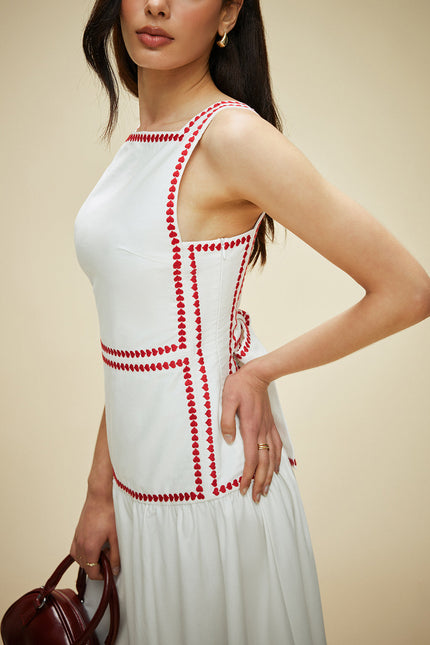 Ravello Embroidered Maxi Dress