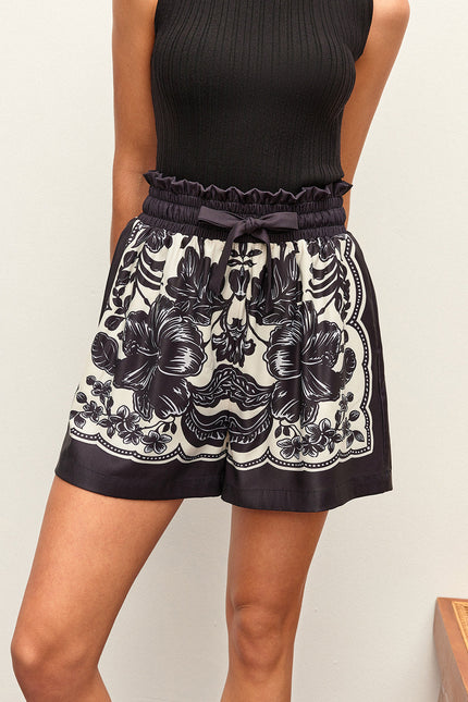 Ravello Floral Print Shorts