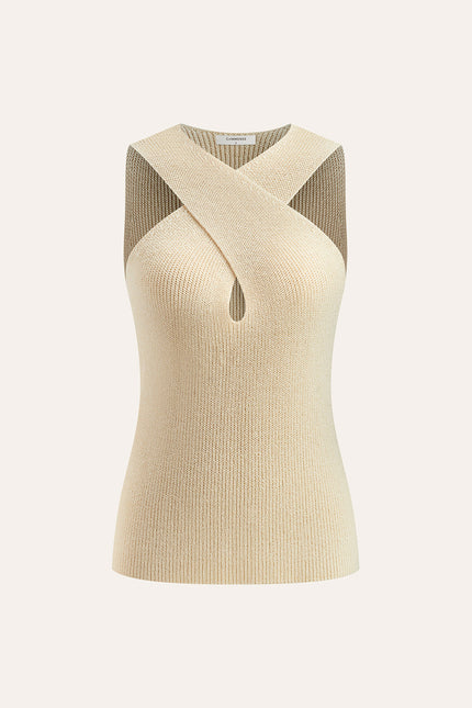 Ravello Cross Knit Top