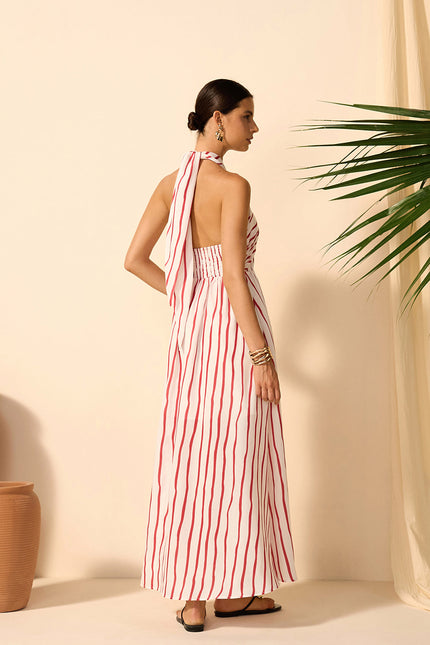 Ravelli Twist Halter Dress