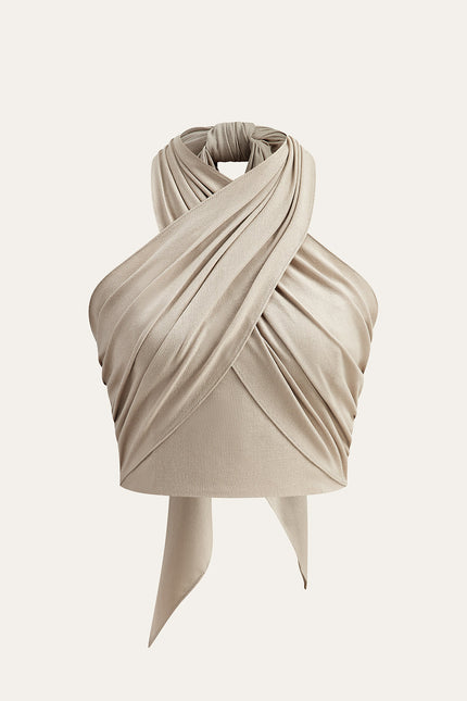 Sorrento Draped Halter Top
