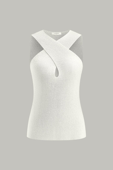 Ravello Cross Knit Top