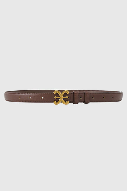 Ravello Emblem Leather Belt