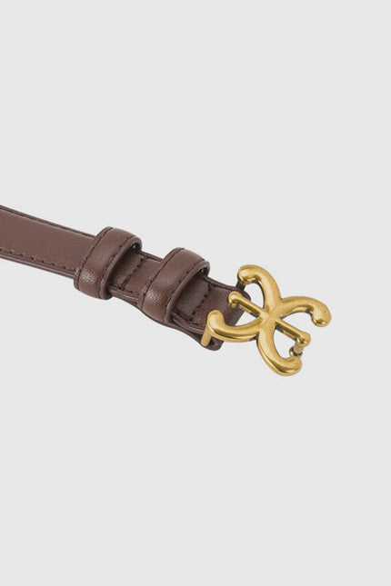 Ravello Emblem Leather Belt