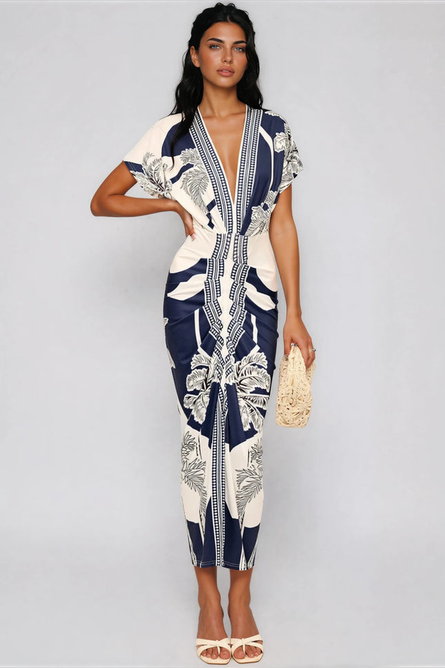 Capri Printed Midi Dress