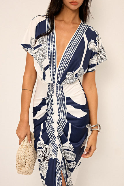 Capri Printed Midi Dress