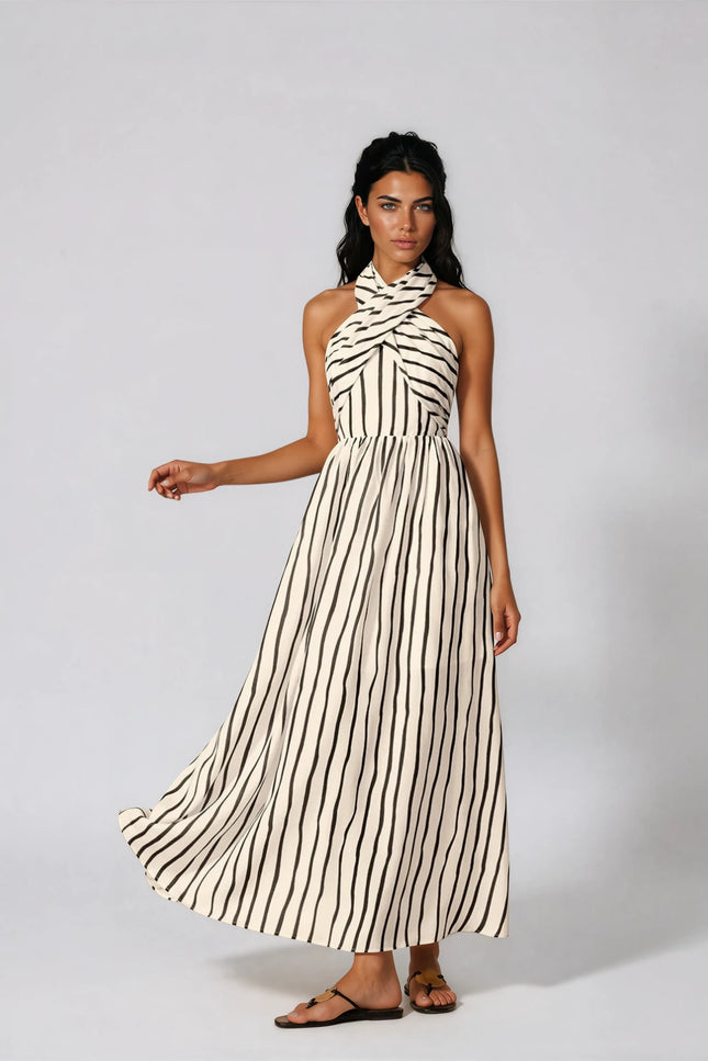 Ravelli Twist Halter Dress