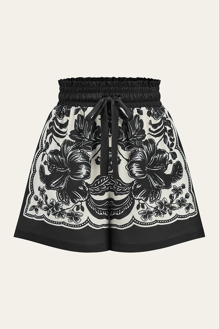 Ravello Floral Print Shorts
