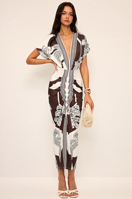 Capri Printed Midi Dress
