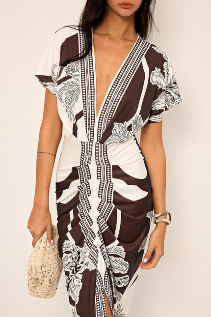 Capri Printed Midi Dress