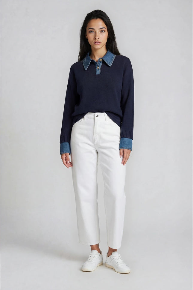 Verona Denim Collar Jumper