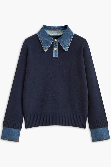 Verona Denim Collar Jumper