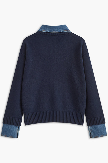 Verona Denim Collar Jumper