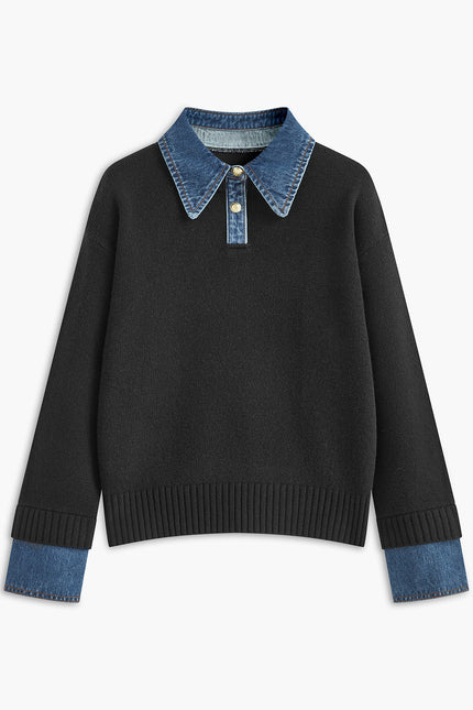 Verona Denim Collar Jumper