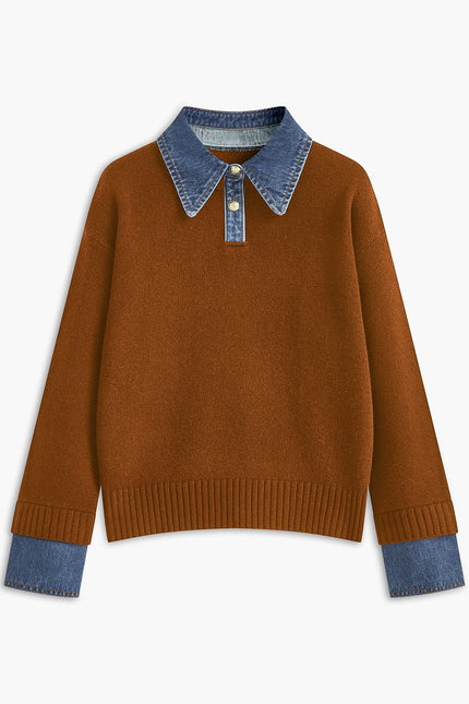 Verona Denim Collar Jumper