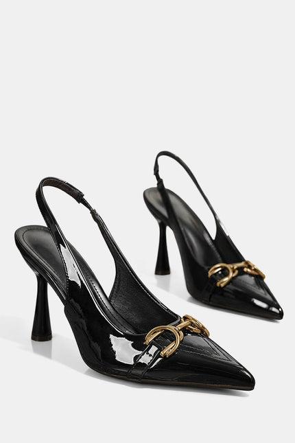 Bellagio Patent Slingback Heels