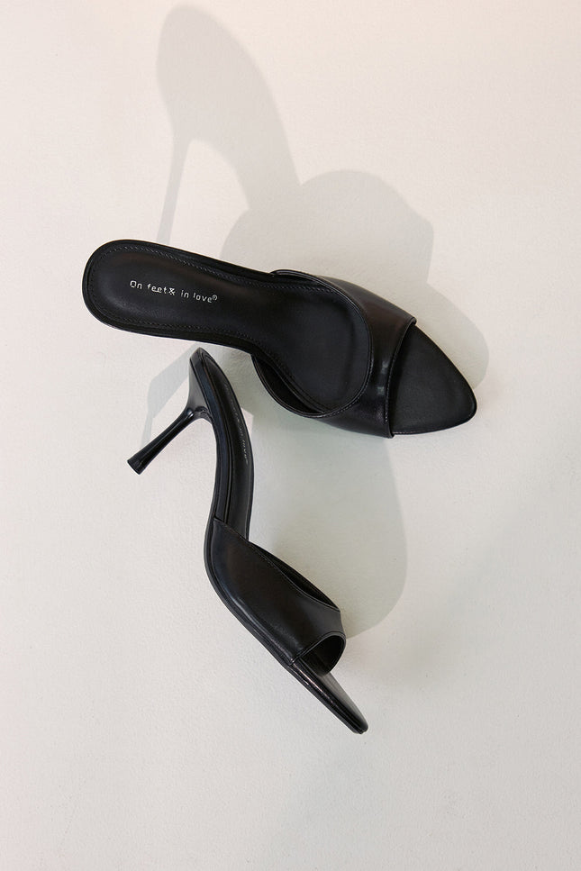 Livorno Minimalist Heeled Mules