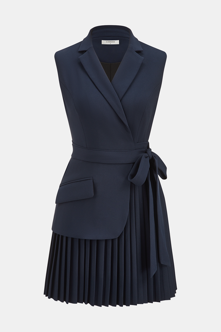 Lyon Pleated Blazer Dress