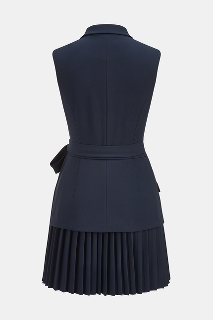 Lyon Pleated Blazer Dress