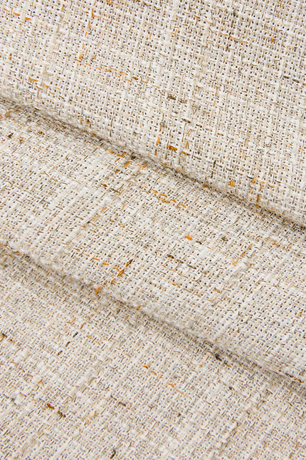 Cortina Tweed Buttoned Vest & Mini Shorts Set