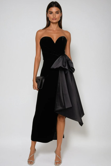 Marise Bow Maxi Dress