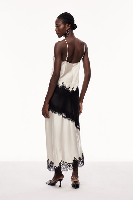 Selene Lace Satin Top