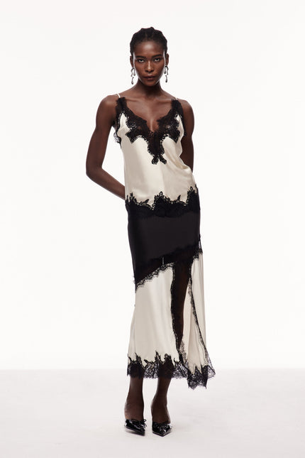 Selene Lace Satin Top