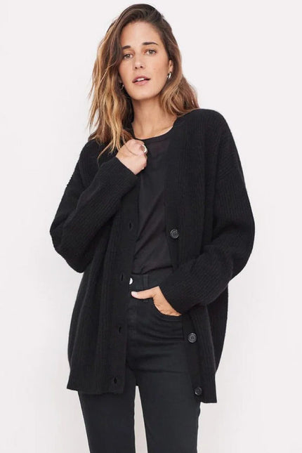 Shoreline Ribbed Button Cardigan