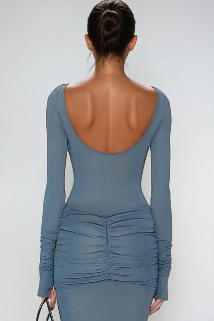 Evelyne Bow Maxi Dress