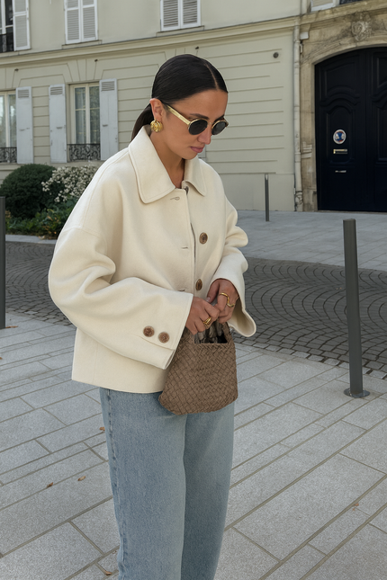 Cambridge Boxy Wool Blend Jacket