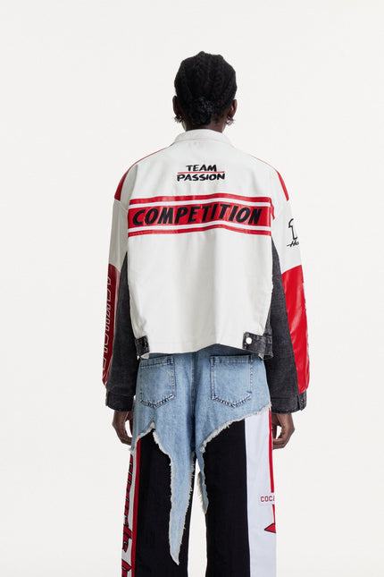 Marenne Printed Deconstruct Jacket