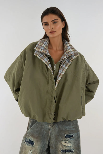 Amalia Deconstruct Grid Jacket