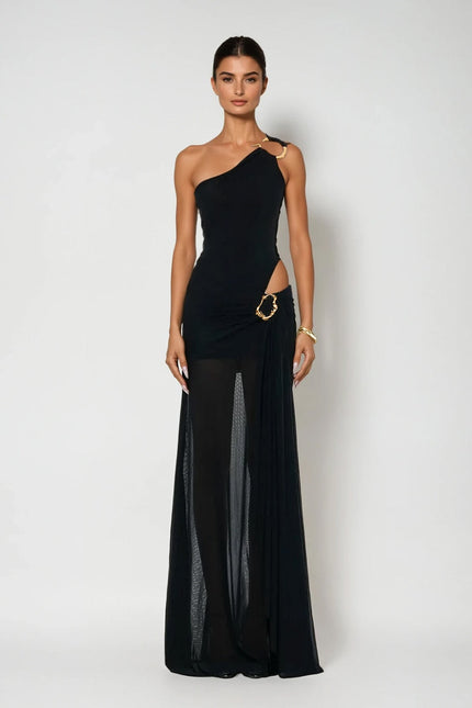 Isolde Asymmetric Maxi Dress