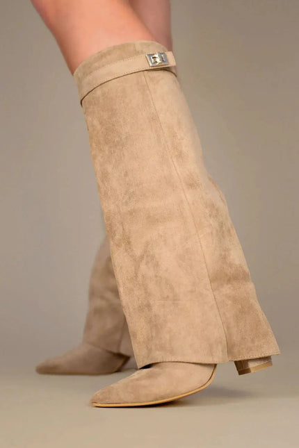 The Aurelia Suede Knee Boots