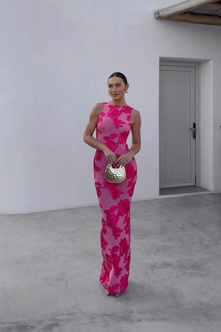 Ophelia Embroidered Maxi Dress