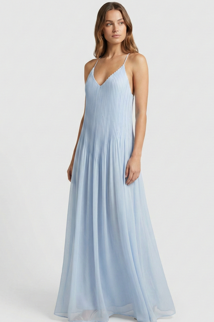 Tuscany Pleated Maxi Dress