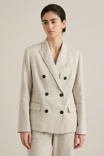 Como Linen Tailored Blazer