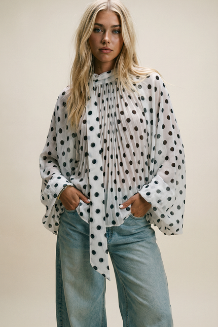 Lilo Polka Dot Blouse