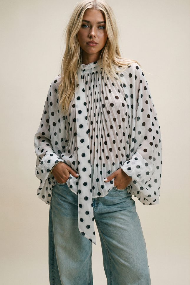 Lilo Polka Dot Blouse