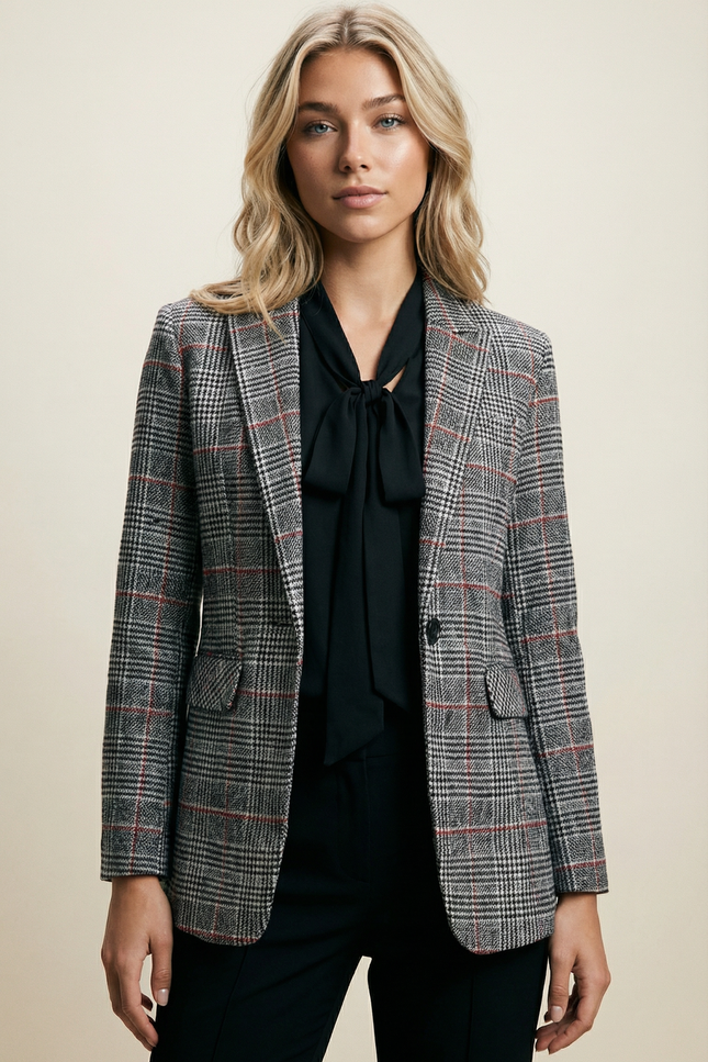 Milano Check Tailored Blazer