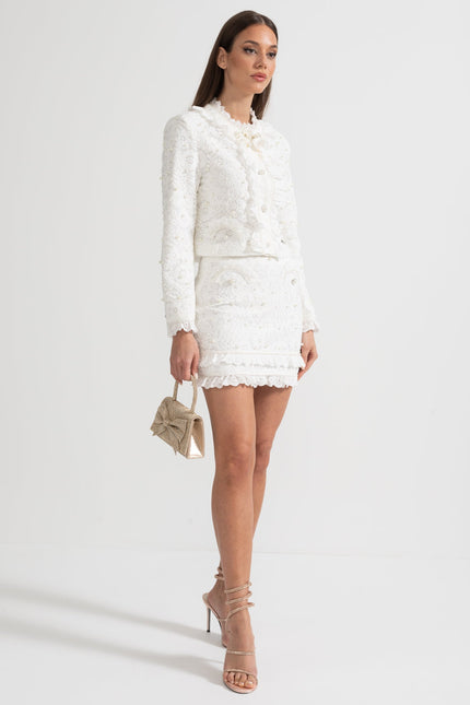 Cannes Pearl Skirt Set