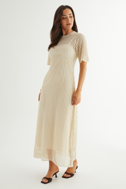 Nice Crochet Maxi Dress