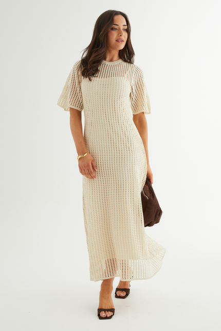 Nice Crochet Maxi Dress