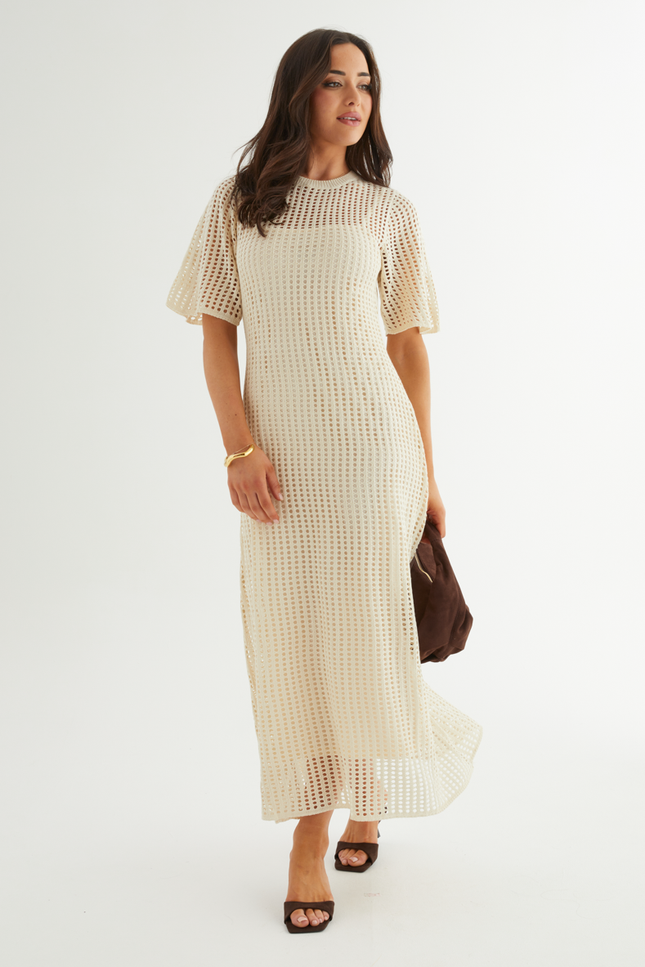 Nice Crochet Maxi Dress