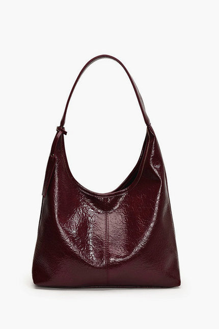 The Arlette Glossy Hobo Bag