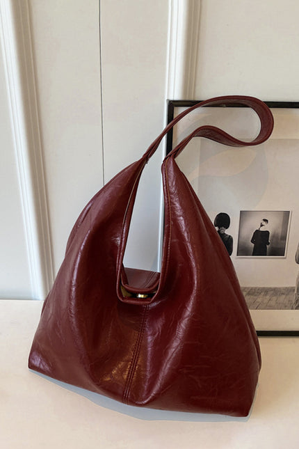 The Arlette Glossy Hobo Bag