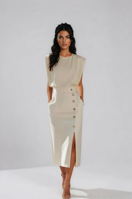 Milano Tailored Midi Dress