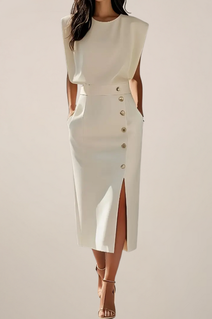 Milano Tailored Midi Dress