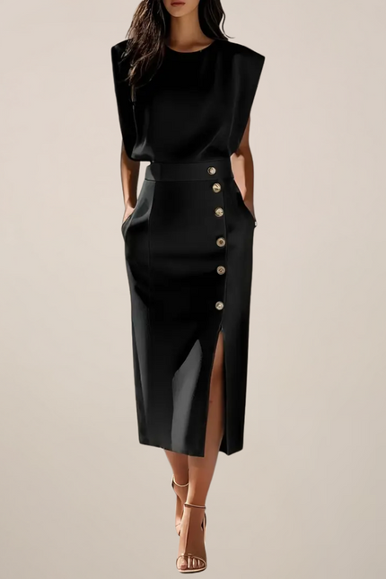 Milano Tailored Midi Dress