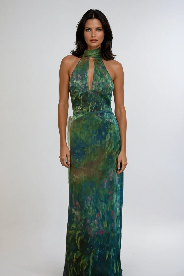 Aria Monet Inspired Maxi Dress